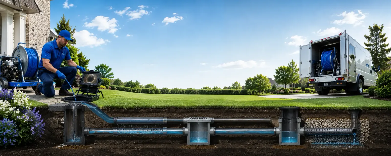 Outdoor drain cleaning information for Cedar, KS